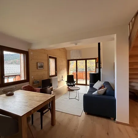 Duplex Neuf 78m², 2 Chambres, Poele, Wifi, Parking, Pour 5 Pers. - - Fr-1-836-57 아파트 Araches-la-Frasse
